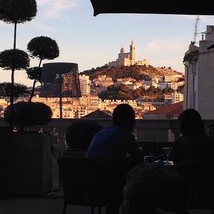 La terrasse by night #apéro #intercontinental #marseillle #trip